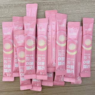 [인디닥터] 면역 생생 핑크 이뮨 젤리 — 5점을 준 리뷰어가 2022년 4월 올린 사용 사진