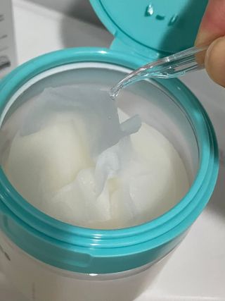 리더스코스메틱 리더스 카밍 바이오틱스 퀵 수딩 패드 — 3점을 준 리뷰어가 2022년 7월 올린 사용 사진