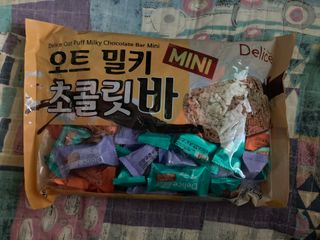 델리스 오트 밀키 초콜릿 바 — 4.5점을 준 리뷰어가 2022년 5월 올린 사용 사진