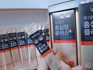 서울약사신협_투데이홍삼정플러스스틱_10g x 30포 — 5점을 준 리뷰어가 2021년 2월 올린 사용 사진