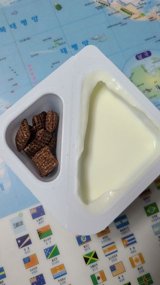 매일바이오 토핑요거트 — 5점을 준 리뷰어가 2021년 5월 올린 사용 사진
