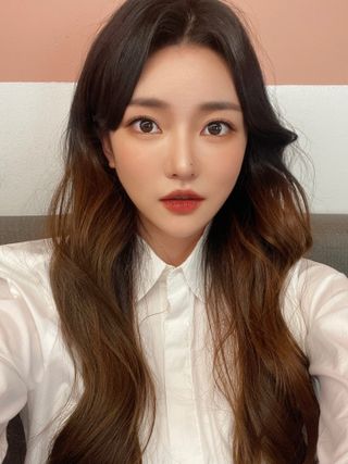 렌시스 LENSSIS [ 렌시스 ] 브라운 써클링의 영롱한 색감 ＃위썸초코 1개월용 ｜ 2직경 중 택1 ｜ — 4점을 준 리뷰어가 2021년 5월 올린 사용 사진