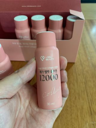 랩앤뷰티 메가 벨벳 콜라겐 12000 — 5점을 준 리뷰어가 2021년 6월 올린 사용 사진
