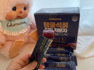 참앤들황토농원 맛있게 탱글탱글! 탱글석류 어린저분자 콜라겐 젤리스틱 1박스 ♥총 50포♥ — 5점을 준 리뷰어가 2023년 2월 올린 사용 사진