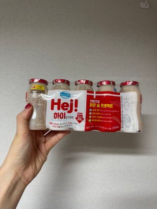 [구매평]덴마크 하이(Hej!) 브랜드 패키지(요구르트, 그릭요거트)only 로켓프레쉬 — 5점을 준 리뷰어가 2025년 4월 올린 사용 사진