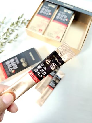 서울약사신협_투데이홍삼정플러스스틱_10g x 30포 — 5점을 준 리뷰어가 2021년 1월 올린 사용 사진