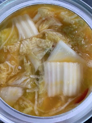 셰프애찬 단호박 백김치 1kg — 5점을 준 리뷰어가 2022년 10월 올린 사용 사진