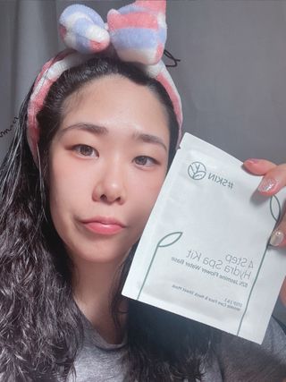 태그스킨 4스텝 주름개선 피부미백 영양 마스크팩 3개 세트(최신버전) — 5점을 준 리뷰어가 2022년 3월 올린 사용 사진