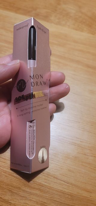 [MONDRAW] 몬드로우 붓펜 아이라이너 — 5점을 준 리뷰어가 2022년 1월 올린 사용 사진