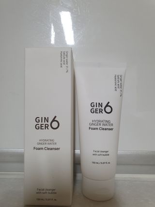 GINGER6 하이드레이팅 진저 워터 폼클렌징 — 4점을 준 리뷰어가 2021년 9월 올린 사용 사진