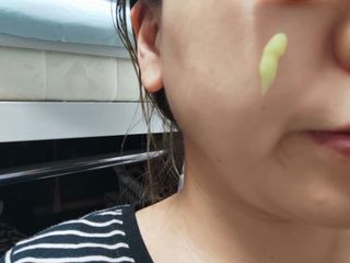라이브용 [NEW_버진팜스 깨죽크림] 쓱- 바르면 잡티가 사라지는 광/톤/결 비타민크림 — 5점을 준 리뷰어가 2021년 11월 올린 사용 사진