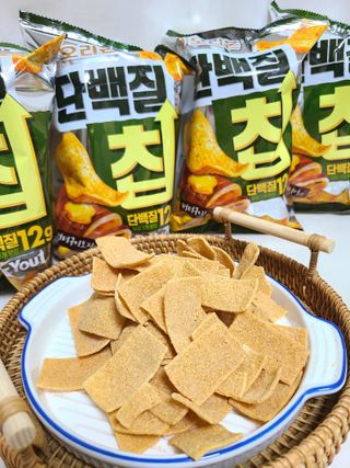맛있게 채우는 단백질 12g, 닥터유 단백질칩 — 5점을 준 리뷰어가 2023년 12월 올린 사용 사진