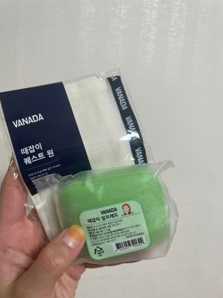 바나다바디케어 때잡이 알프레도 때비누 100g 기획세트 — 5점을 준 리뷰어가 2021년 9월 올린 사용 사진