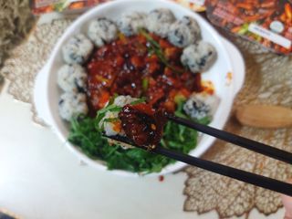 자연풍미 문어직화볶음 3종 (불고기, 불곱창, 치즈불닭) — 4.5점을 준 리뷰어가 2022년 6월 올린 사용 사진