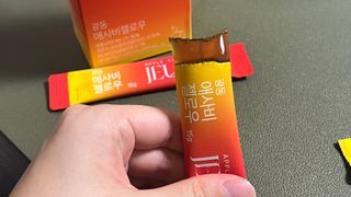 광동생활건강 나우 [광동] 애사비젤로우(15g*14포) — 5점을 준 리뷰어가 2025년 5월 올린 사용 사진
