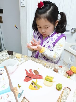 [풀무원] 토이쿠키만들기 브레드이발소 — 5점을 준 리뷰어가 2020년 12월 올린 사용 사진