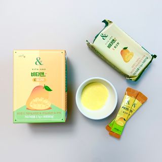 비타앤C 레몬맛, 망고맛 — 5점을 준 리뷰어가 2021년 4월 올린 사용 사진