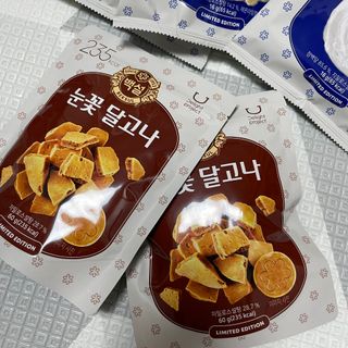 딜라이트 프로젝트  달콤한 눈꽃 간식세트( 눈꽃 솜사탕 / 레몬라임 솜사탕 / 달고나 총 7EA+스마트톡 증정) — 5점을 준 리뷰어가 2022년 5월 올린 사용 사진
