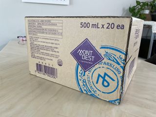 몽베스트 Montbest with Sparkling water Plain 20병 — 5점을 준 리뷰어가 2022년 12월 올린 사용 사진