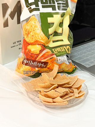 맛있게 채우는 단백질 12g, 닥터유 단백질칩 — 5점을 준 리뷰어가 2023년 12월 올린 사용 사진