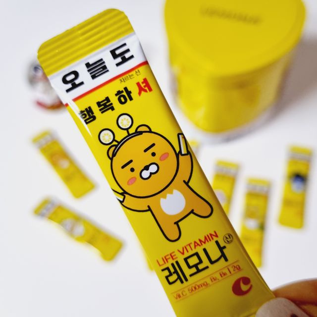 맛있는 비타민 습관 레모나 카카오프렌즈 에디션 리뷰 사진