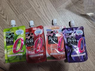 ORIHIRO 오리히로 곤약젤리 제로칼로리 130g 4종 4팩(맛별로 1팩씩) — 5점을 준 리뷰어가 2023년 1월 올린 사용 사진
