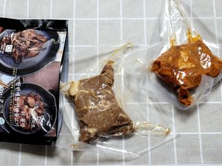 [앤더미트] 더 불맛 북성로 연탄불고기 반반 세트(간장맛 150g,매콤한 맛 150g) — 5점을 준 리뷰어가 2022년 4월 올린 사용 사진