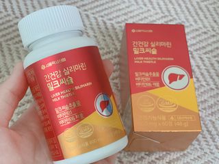 서울약사신협 간건강 실리마린 밀크씨슬 800mg, 60정 — 4.5점을 준 리뷰어가 2021년 11월 올린 사용 사진