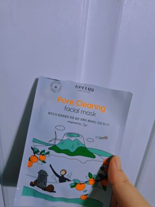 세뚜아(Cettua) [세뚜아] 포어 클리어링 마스크 Cettua Pore Clearing facial mask 5매 — 5점을 준 리뷰어가 2024년 4월 올린 사용 사진