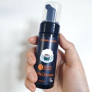 코스모먼트 부스티모 부스팅샴푸60ml + 비듬세정 진정샴푸50ml — 5점을 준 리뷰어가 2021년 11월 올린 사용 사진