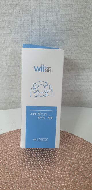 위케어 천연 주방세세, 에어프라이어세제, 다목적세정제, 발포텀블러세정제 — 4점을 준 리뷰어가 2021년 2월 올린 사용 사진