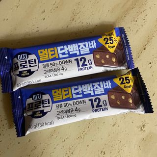 이지프로틴바 3종x각 2ea (고단백질바, 멀티단백질바, 식물성단백질바) — 5점을 준 리뷰어가 2024년 3월 올린 사용 사진