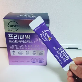 [유산균] 오마이락 프리미엄 포스트바이오틱스 30P — 5점을 준 리뷰어가 2022년 12월 올린 사용 사진