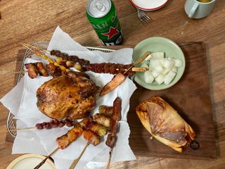 [다물꼬치] 모듬꼬치 10개 +데리야끼소스120g+매운고추소스120g — 2점을 준 리뷰어가 2021년 10월 올린 사용 사진
