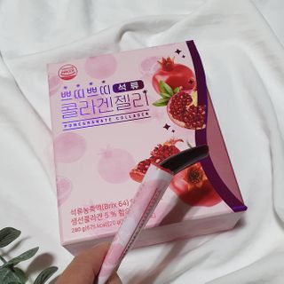 헬스업_쁘띠쁘띠석류콜라겐젤리_20g x 14포 — 5점을 준 리뷰어가 2021년 3월 올린 사용 사진