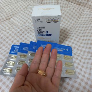 체인미 프리미엄 rTG 오메가3 비타민E 850mg x 30캡슐 — 5점을 준 리뷰어가 2021년 11월 올린 사용 사진