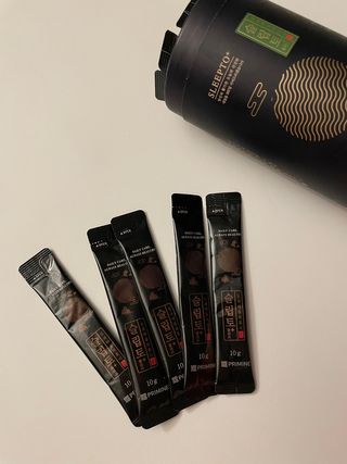 프리마인 자체 기업부설 연구소에서 찾아낸 건강한 수면의 비밀.  슬립토 플러스 30포 — 4.5점을 준 리뷰어가 2021년 11월 올린 사용 사진