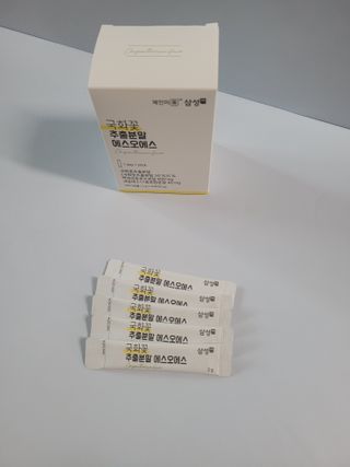 체인미 국화꽃 추출분말 에스오에스 곡류효소 과일채소 17종 혼합 분말 스틱 — 4점을 준 리뷰어가 2021년 11월 올린 사용 사진