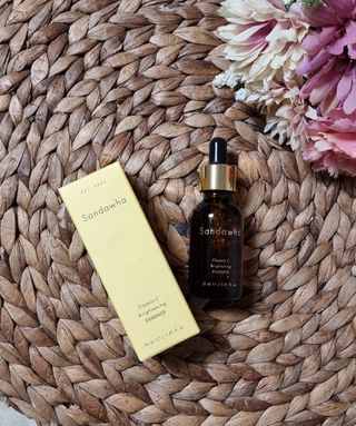 스킨큐어 산다화 비타민c 화이트닝 에센스 30ml — 5점을 준 리뷰어가 2024년 1월 올린 사용 사진