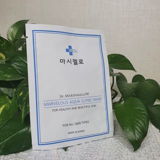닥터마시멜로 닥터마스멜로 마블러스 아쿠아 클리닉 마스크 — 5점을 준 리뷰어가 2021년 6월 올린 사용 사진
