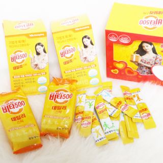 광동생활건강 [제니에디션] 비타500데일리스틱 gift set 60포+제니굿즈 3종+쇼핑백 — 5점을 준 리뷰어가 2021년 11월 올린 사용 사진