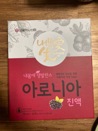 서울약사신협_내몸애생발란스아로니아_70ml x 30포 — 5점을 준 리뷰어가 2021년 6월 올린 사용 사진