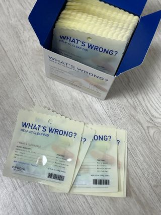 [후르디아] 화난피부 급속진정 AC 클리어 패드 (개별포장 50매) — 5점을 준 리뷰어가 2024년 4월 올린 사용 사진