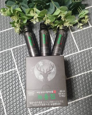 [풀무원] 녹용진 50ml 9입 — 5점을 준 리뷰어가 2021년 3월 올린 사용 사진