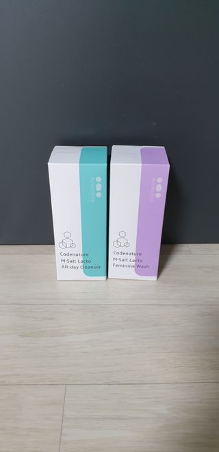 코드네이처 엠솔트 락토 2종 — 5점을 준 리뷰어가 2021년 8월 올린 사용 사진