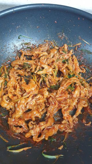 불타 호랑이 닭발 250g — 4점을 준 리뷰어가 2021년 7월 올린 사용 사진
