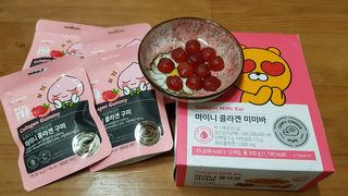일동제약 마이니 마이니 늘씬날씬 콜라겐 세트 — 5점을 준 리뷰어가 2021년 2월 올린 사용 사진