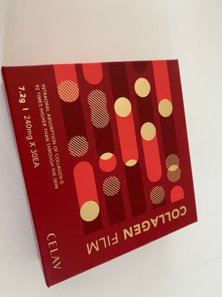 프리마인 귀족의 콜라겐, 92배 흡수율. 럭셔리 프리미엄 셀라브 콜라겐필름 30매 — 3점을 준 리뷰어가 2021년 10월 올린 사용 사진
