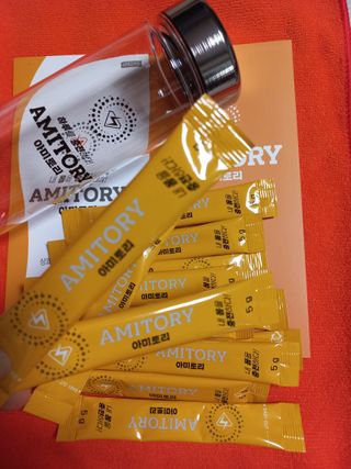 주식회사 씨크릿비에프랩 마시는 아미노산 아미토리 열대과일맛 14포 [1포, 5g / 보틀증정] — 5점을 준 리뷰어가 2022년 12월 올린 사용 사진