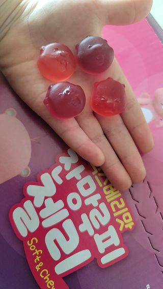 [팔도] 잔망루피젤리 믹스베리맛 42g 8개 — 4.5점을 준 리뷰어가 2022년 2월 올린 사용 사진
